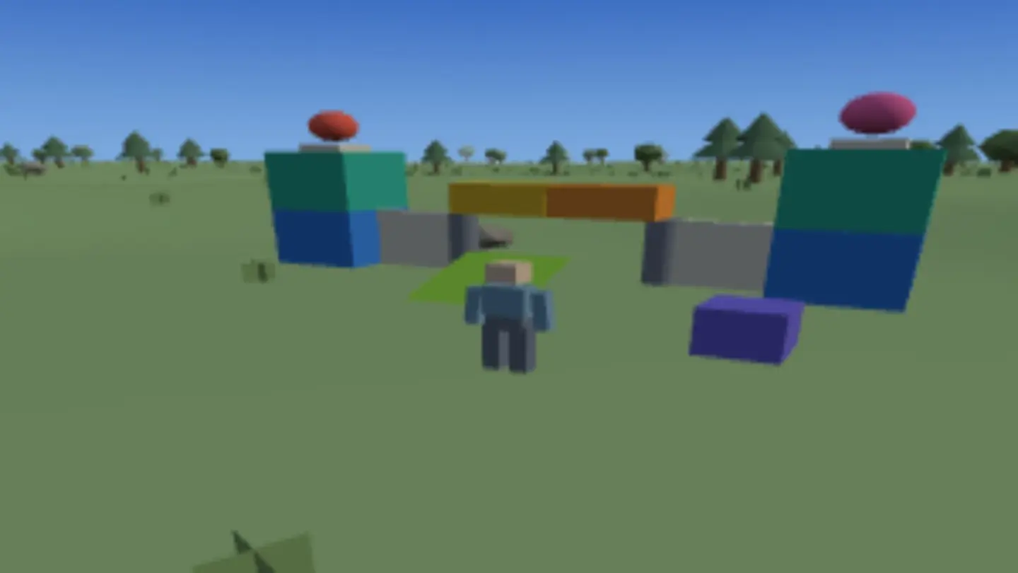 Stackpark — A sunny island, and a box of toy parts that never runs out. Stack whatever you want, as high as you like. Share a link and anyone can build it again.